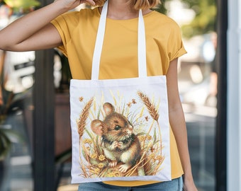 Mouse Cross Stitch Pattern Instant PDF Download - Field Mouse Watercolor Cross Stitch Hand Embroidery Rat- Rodent Pattern