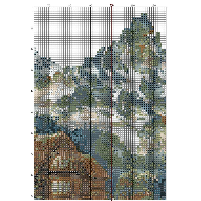 Cozy Cabin Cross Stitch Pattern Instant PDF Download cozy Cabin in the ...