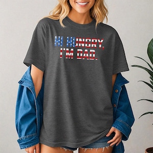 Camiseta divertida &quot;Hola, soy papá&quot;, clásica camiseta de broma para el Día del Padre o cumpleaños, regalo humorístico para papás amantes de los juegos de palabras, camiseta gráfica retro.