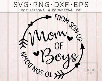 Download Mom Of Boys Svg Etsy