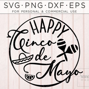 Cinco de Mayo Svg, Fiesta Svg, Mexico Svg, Cinco De Mayo Png, Mexican Svg, Sombrero Svg, Party Svg, Mexican Fiesta Svg, Mexico Holiday Svg image 1