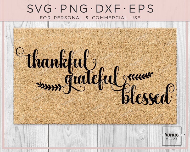 Download Wood Sign Svg Files For Cricut Thankful Grateful Blessed Svg Cut File For Cricut And Silhouette Doormat Svg For Front Door Farmhouse Sign Clip Art Art Collectibles Vadel Com