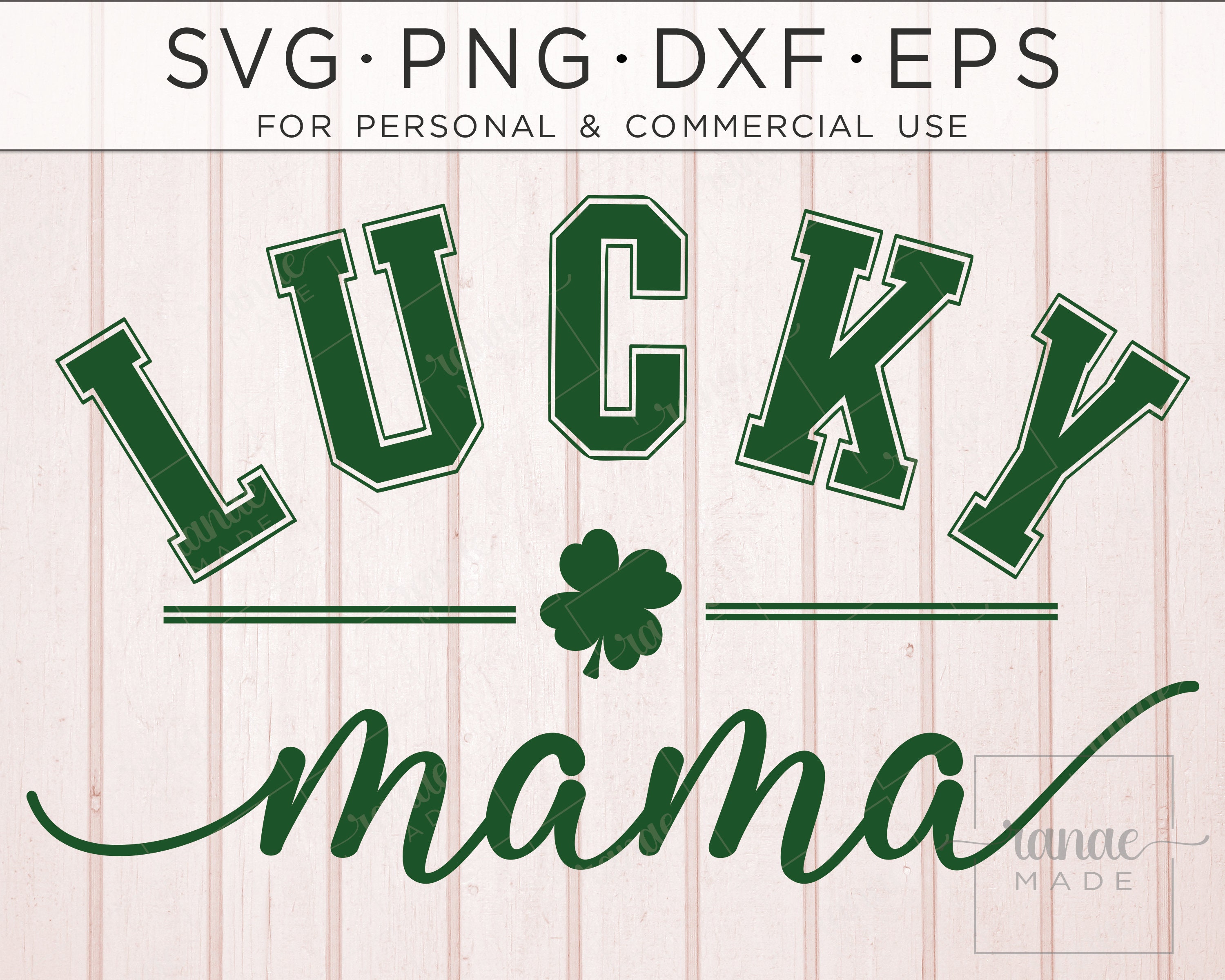 One Lucky Mama - St Patricks Day Mom - Posters and Art Prints