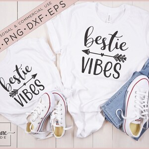 Besties Svg, Beste Vrienden Svg, Moeder Dochter Svg, Svg Bundel, Bestie Svg, Vriendschap Svg, Koppel Svg, Populaire Svg Bestanden, Bestie Vibes Only