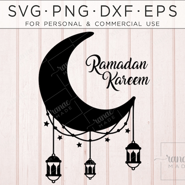 Ramadan Svg, Ramadan Kareem Svg, Muslim Svg, Ramadan Decoration Svg, Moon Svg, Lantern Svg, Islamic Svg, Eid Mubarak, Ramadan Decor, Png