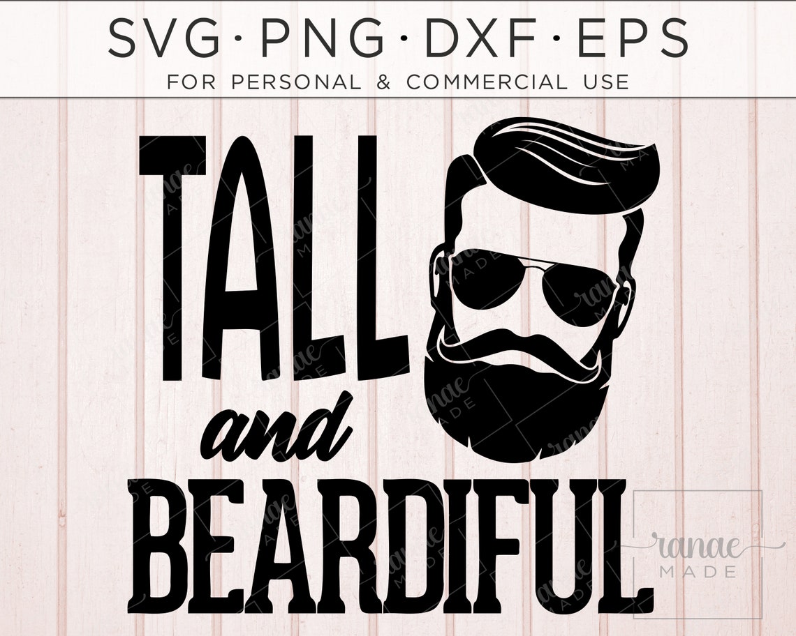 Download Father Day Svg Beard Svg Tall Man Svg Funny Men's Svg | Etsy