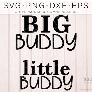 Little Buddy SVG, Padre Papà Figlio, Papà Vita, Annuncio, Aspetta, Nuova Camicia Papà, Little Buddy Big Buddy, Festa del Papà, T-shirt abbinate