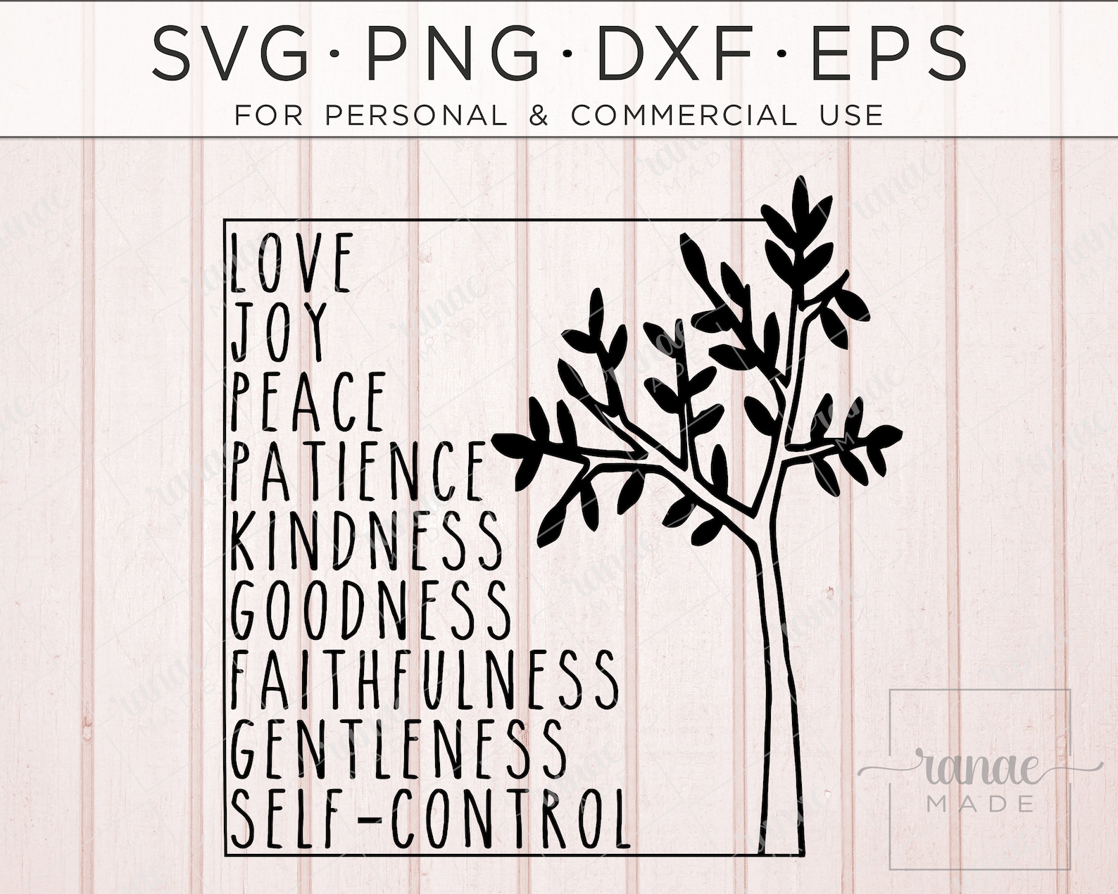 Bible Svg Fruits of the Spirit Svg Church Svg Christian Etsy