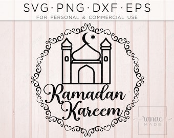 Ramadan Svg, Ramadan Kareem Svg, Muslim Svg, Ramadan Decoration Svg, Moon Svg, Lantern Svg, Islamic Svg, Eid Mubarak, Ramadan Decor, Png