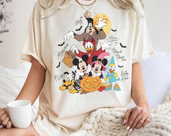 Vintage Mickey and Friends Halloween Trip Shirt, Mickey's Not So Scary Halloween Party Tee, Disneyland Halloween, Spooky Season Shirt 2026