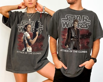 Vintage Anakin and Padme Star Wars Shirt: Anakin Skywalker Padme Amidala Matching Couple Shirt, Disneyland Matching, Star Wars Matching Tees