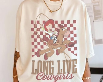 vintage Jessie and Bullseye léopard, t-shirt cowgirl Disney Pixar Toy Story, chemise western, t-shirt voyage Disneyland Girls 2026