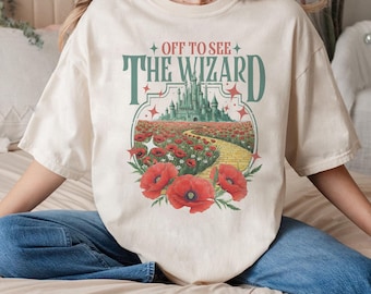 PNG vintage de "Vamos a ver al mago", diseño del camino de baldosas amarillas, El mago de Oz, PNG de "Nos vamos, mago", Ciudad Esmeralda