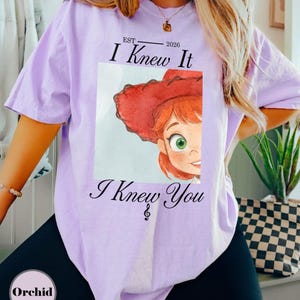 Retro I Knew It I Knew You Comfort Colors Shirt, Gift For Music Fan, Nostalgic Toy Story 5 Inspired Tee, You've Got A Friend In Me Orchid (Comfort)