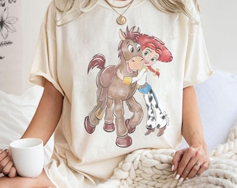 Cadre Toy Story chemise Jessie Bullseye, t-shirt Jessie cowgirl, t-shirt cowgirl western Disney, t-shirt voyage Disneyland Girl, tenues Disney Pixar