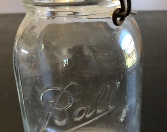 Vintage quart Ball Ideal mason jars