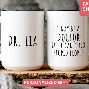 Personalized Doctor Coffee Mug, Custom Doctor Coffee Mug, Future Doctor Gifts, Doctor Coffee Cup, Doctor Graduation Gifts, Christmas Gift