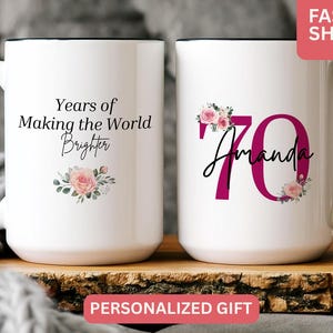 Funny 70th Birthday Mug, Funny Gift for 70 Year Old, 70th Birthday Gift, 70 Birthday Coffee Mug, Funny 70th Birthday Gift, 1955 Coffee Mug