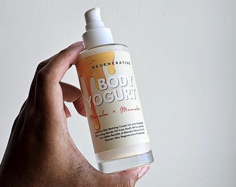 Manuka Honey & Marula Body Yogurt    with  Guava and  Shea Butter   Skin Regenerating Gel Cream