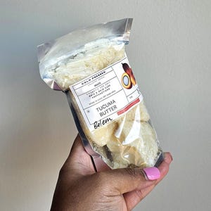 Belém Tucuma Butter  Wild Harvested Sustainable Brazilian Cold Pressed   HAIR   FACE     BODY