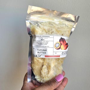 Marajó Tucuma Butter Wild Harvested  Silky Lightweight Hair /  Face  /   Body