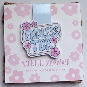 Endlos TBR Magnet Lesezeichen | Buchliebhaber Geschenk | Buchzubehör | Niedliches Lesezeichen Geschenke für Buch-Liebhaber | Bücherwurm Geschenk | Bücherwurm
