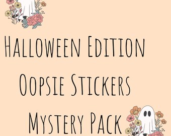 Oopsie Stickers Mystery Pack - Halloween Edition | Grab Bag with 5 stickers