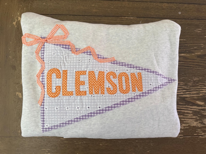 Custom pennant College Hoodie image 1