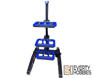 Everty Hobbies 3-Tier RC Pit Display Stand - 1:10 Scale On-Road & Off-Road