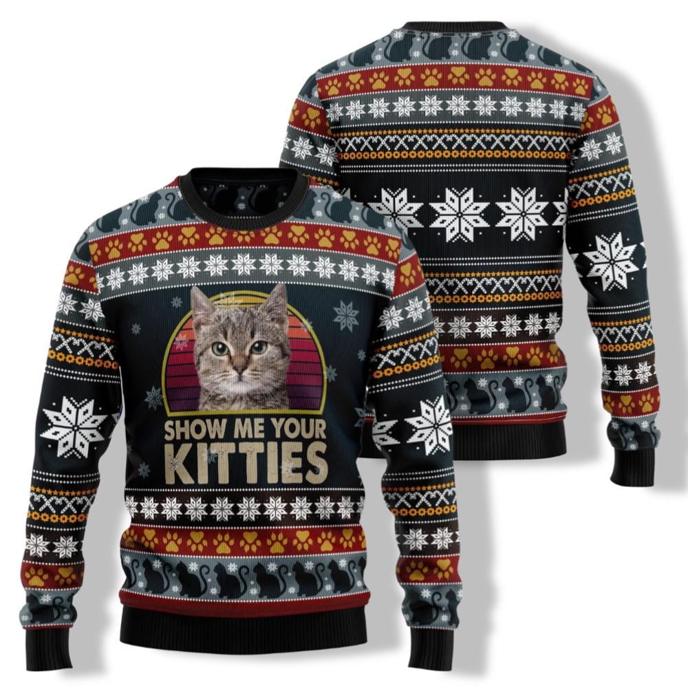 Jcpenney cat christmas sweater hot sale