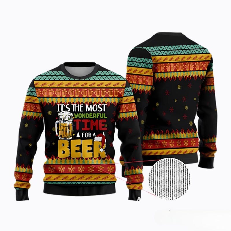 Ugly Christmas Sweater Alkohol
