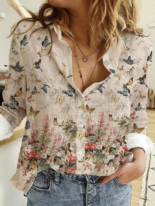cute floral blouses