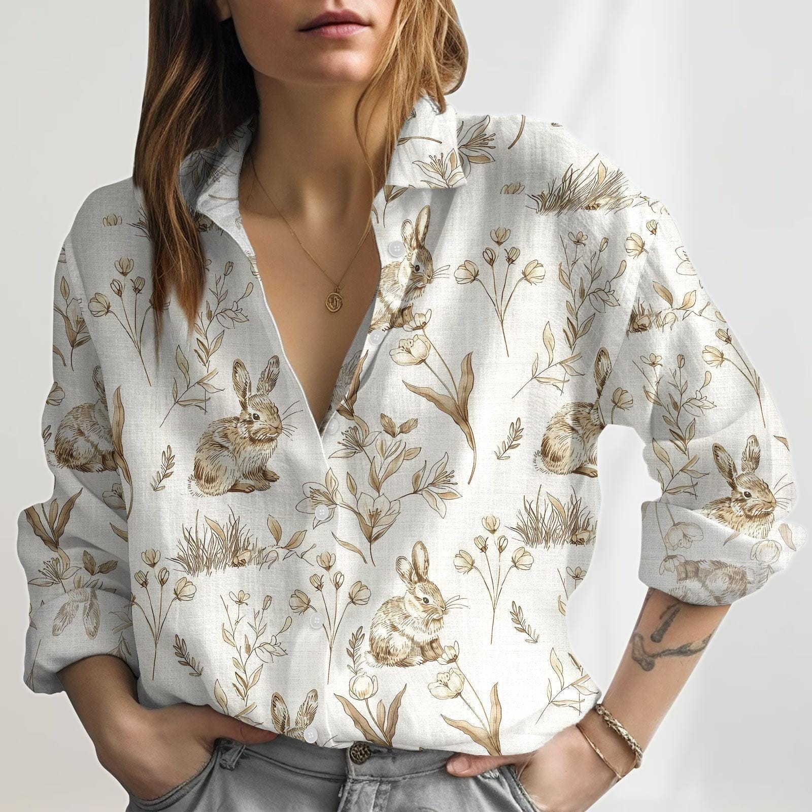 cute animal print tops