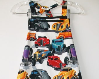 Jalopy Cars Bib Apron #2052