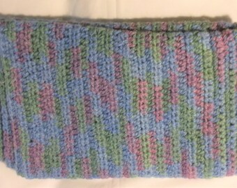 Baby Blanket in Vintage Yarn Color Wisterea