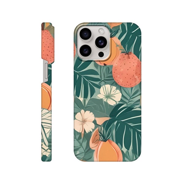 Retro Tropical fruits flower case nieuwste iPhone 15 14 13 11 XR XS SE Case iPhone 14 13 12 11 Pro Max Case 14 Plus Case iPhone Cover