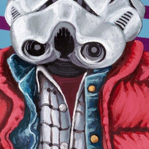 DIGITAL FILE - Marty McFly with a Stormtrooper Helmet Oval