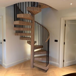 Spiral Staircase Designs - Bespoke Staircases - Wood & Metal Balustrades - Space - Saving staircase