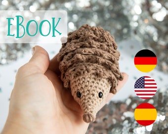 eBook Crochet pattern little hedgehog lady Amigurumi PDF file