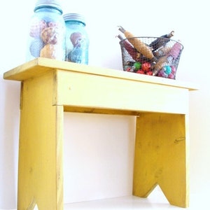 Small Wood Bench, Kids Room Bench, Bathroom Towel Holder, Entryway Bench