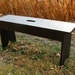 Rustic Primitive Entryway Bench for your Living Room or Patio / Porch Use as TV Stand Can be Custom Sized to your Spec's 
