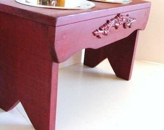 Dog Bowl Stand Feeding Station Elevated Dog Feeder Raised Dog
