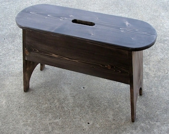 Entryway Bench - Rounded Corners - Coffee Table - Solid Wood ~ Modern
