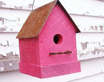 Handmade Birdhouse Garden Decor