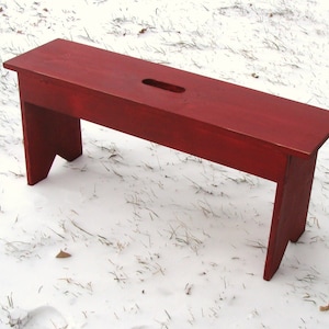 Wood Entryway Bench Coffee Table or Plant Holder.