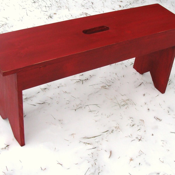 Entryway Bench, Coffee Table, Mudroom Bench, Porch & Patio Bench, Garden Bench, Wood Bench, Red Bench, Rustic Bench, TV stand. Custom