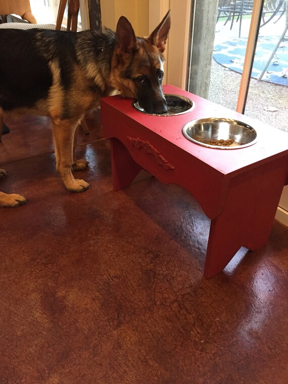 etsy dog feeder