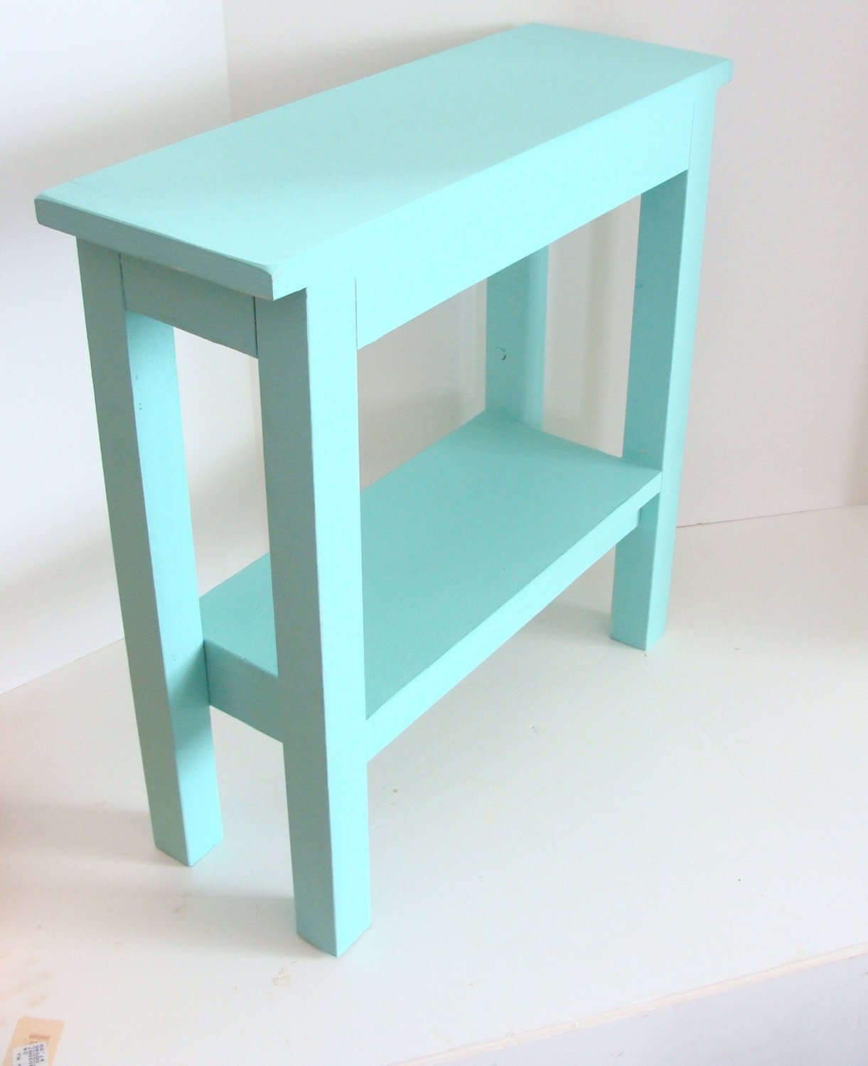 Aqua accent table deals