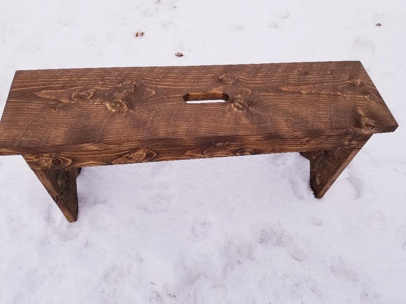 Solid Wood Entryway Bench Coffee Table Outdoor Garden or Etsy