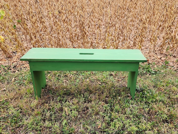 Handmade Solid Wood Bench: Modern Farmhouse Entryway Furniture Decor